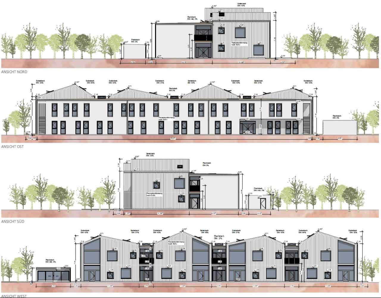 Neubau Kindergarten Mikado – VgV – Gebäudeplanung – HOLL | WIEDEN